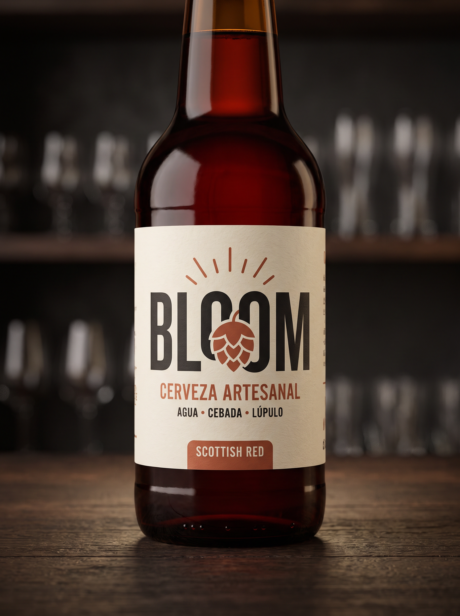 Botella BLOOM Scottish Red